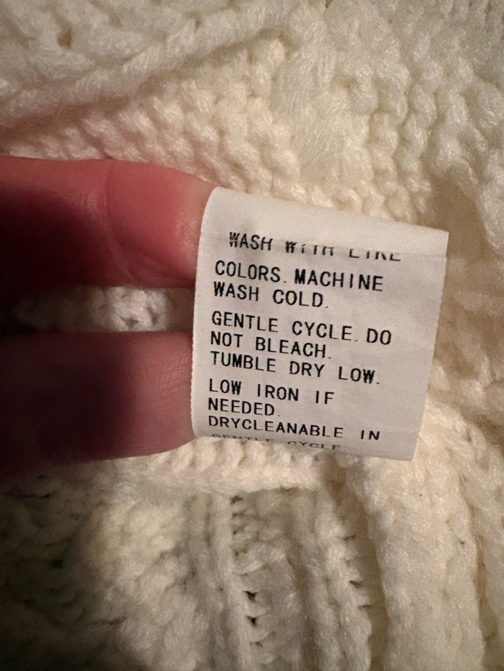 Cozy Cream Cable-Knit Tie-Front Sweater - Picture 8 of 8